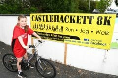 Alisha Morris, Caherlistrane at the Castlehackett 8k.