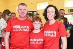 Kenneth, Eoin and Emma Cronin, Donaghpatrick at the Castlehackett 8k.